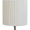 Carolin Plisserad Cylinder Lampskärm Ø25cm Vit