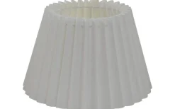 Carolin Plisserad Lampskärm Ø21cm Vit