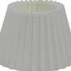 Carolin Plisserad Lampskärm Ø24cm Vit