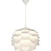 Carpatica Taklampa 41cm Vit