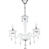 Carpento Kristallkrona 2-Arm 54cm Vit