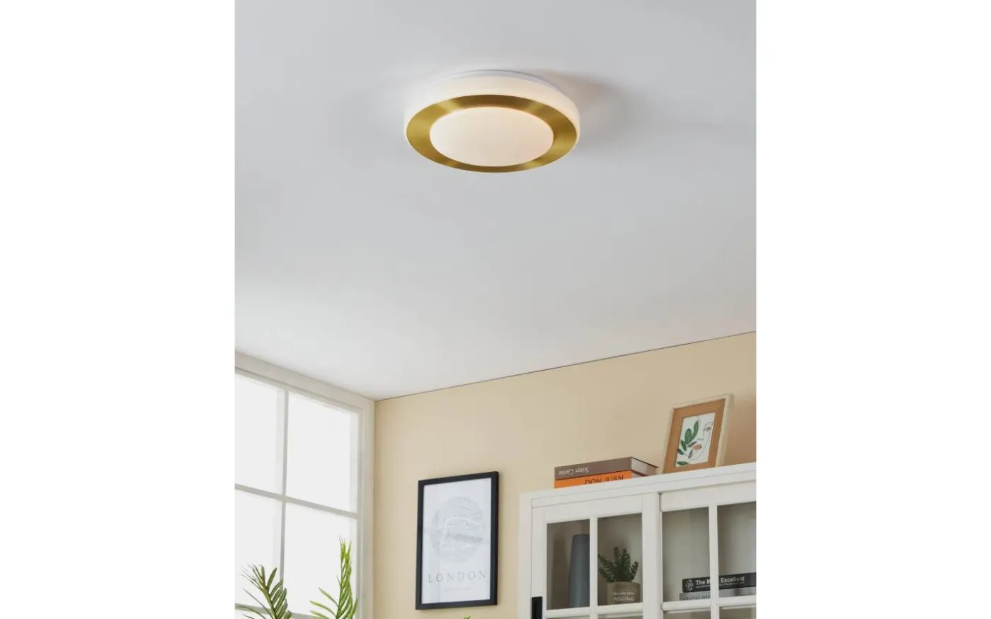 Carpi Plafond 30cm LED 3000K 11W Guld IP44