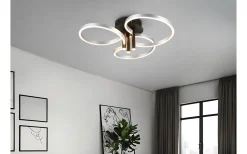 Caruso Plafond LED mattsvart/aluminium