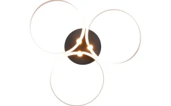 Caruso Plafond LED mattsvart/aluminium