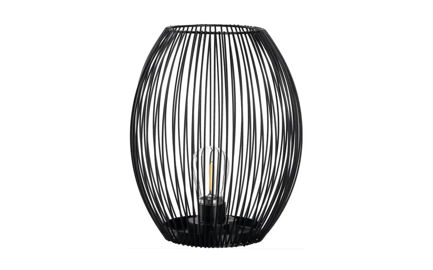 Casolare Lanterna 24 cm Svart med LED