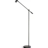 Cato Golvlampa 134cm LED GU4 Dimbar Mattsvart/Mässing