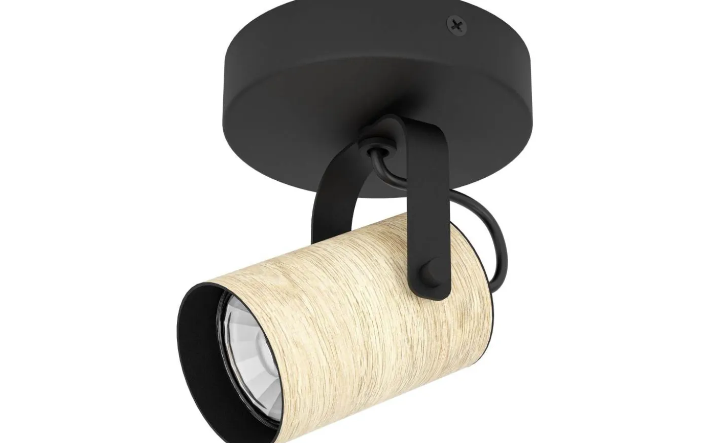 Cayuca Takspotlight 11cm GU10 LED 3000K 3W Svart