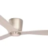 Cetus II 132cm Takfläkt Nickelfärgad Motor, Vitlaserade Ekblad