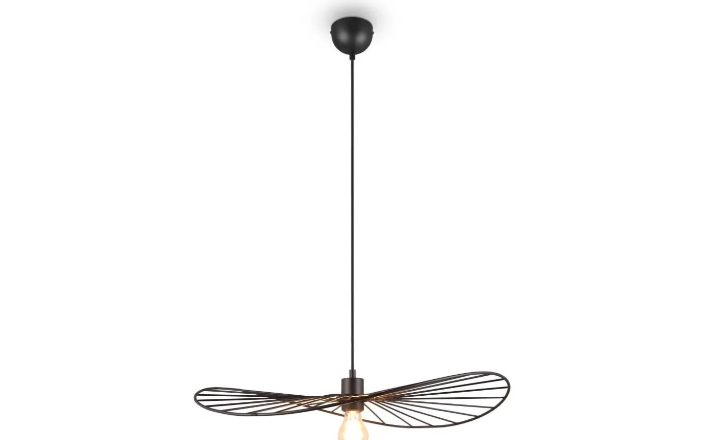Chapeau Taklampa 60cm E27 mattsvart