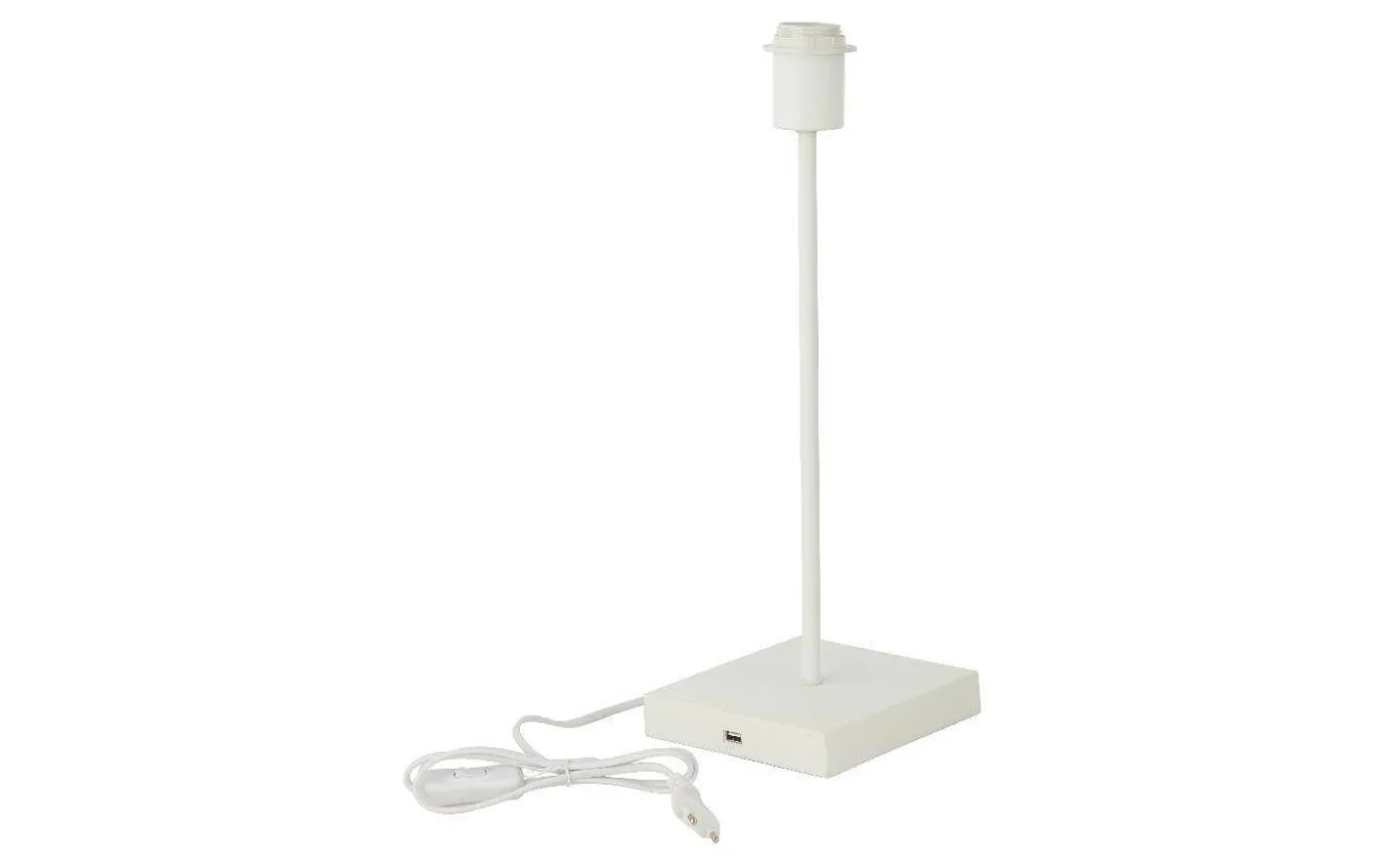 Chargy Lampfot USB 44cm Vit