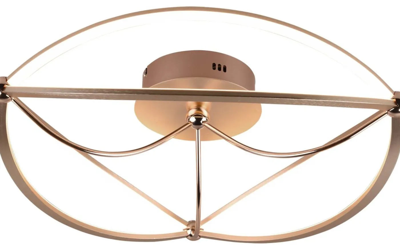Charivari Plafond LED 62cm matt mässing