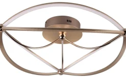 Charivari Plafond LED 62cm matt mässing