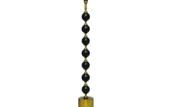 Charlotta Golvfot 132cm Svart/Antik Mässing