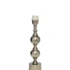 Charlotta Lampfot 35cm Antik Silver
