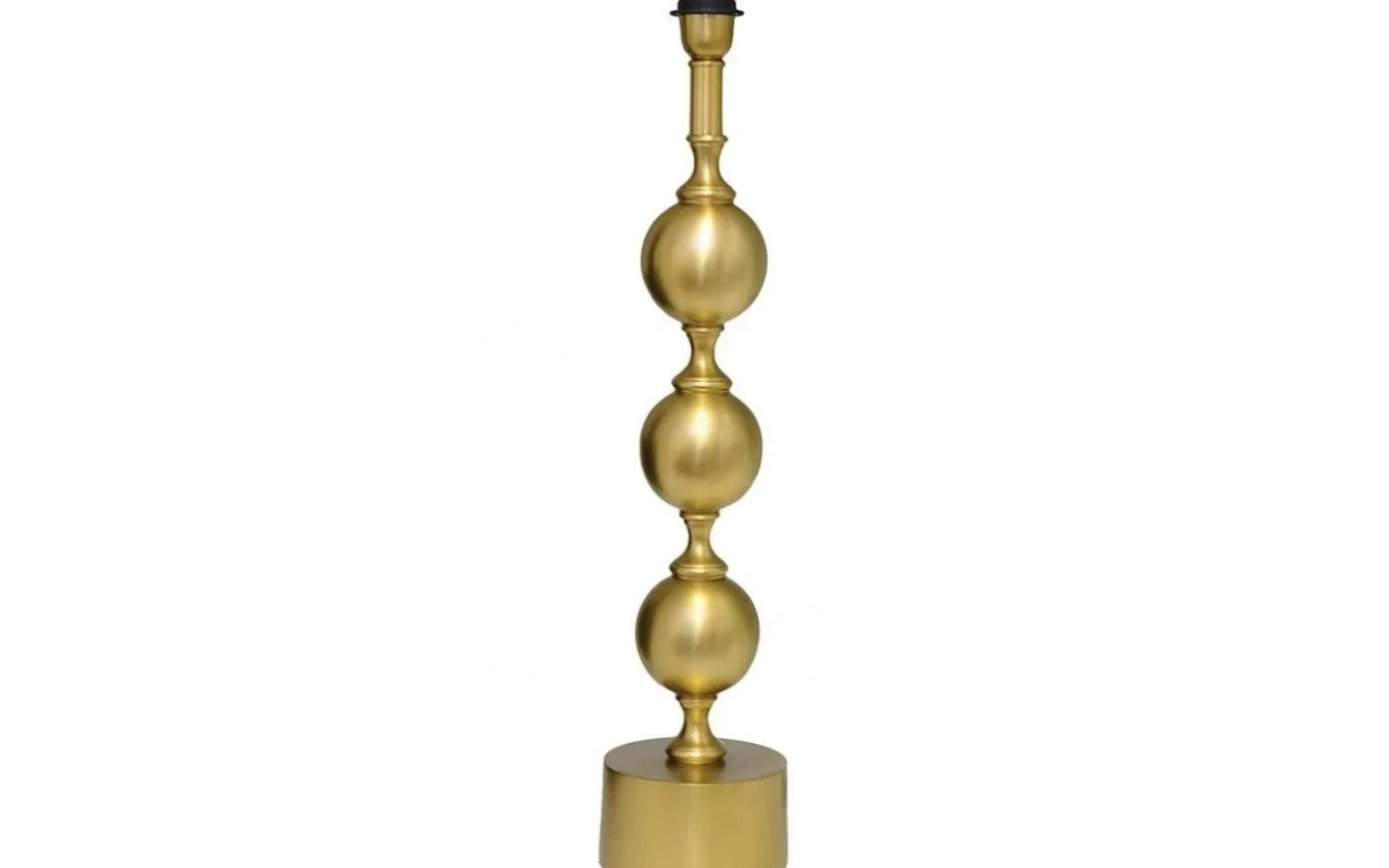 Charlotta Lampfot 66cm Mässing