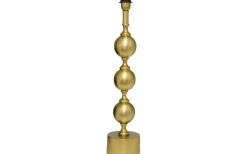 Charlotta Lampfot 60cm Mässing