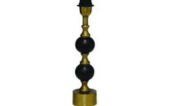 Charlotta Lampfot 30cm Svart/Antik Mässing