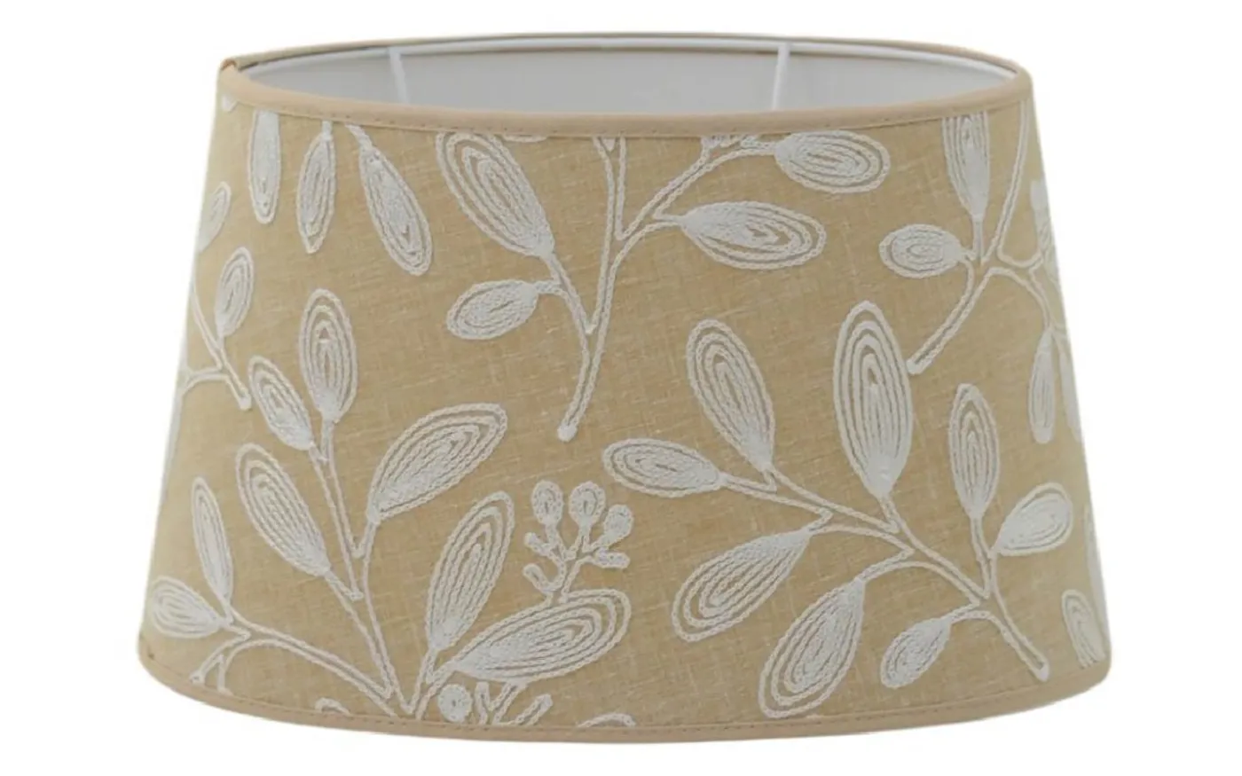 Charlotte Lampskärm Oval 30cm Sand