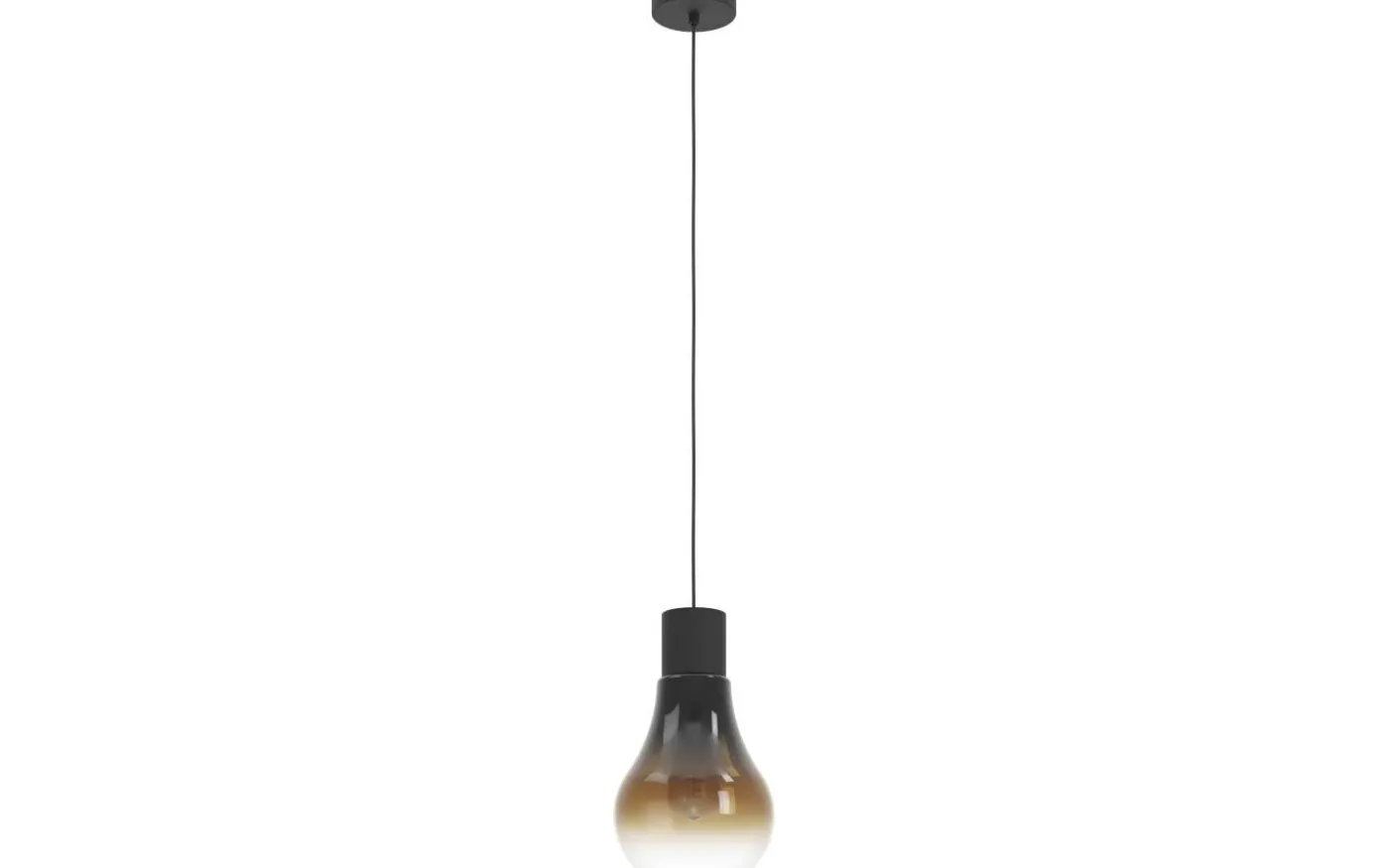 Chasely Fönsterlampa 20cm Svart/Brun Ombré