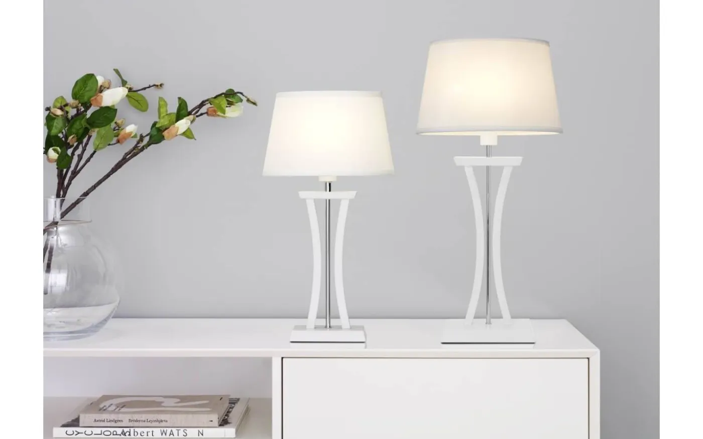 Chelsea XL Bordslampa 60cm Vit