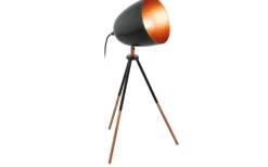 Chester Bordslampa 44cm Svart/Koppar