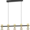 Chieveley Taklampa 89cm Svart/Gummiträ