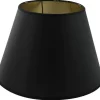 Chintz Lampskärm Ø20cm Svart/Guld