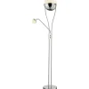 Chris Golvlampa LED uplight krom