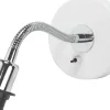 Cia Vägglampa E14 Vit/Krom