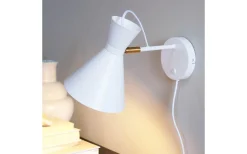 Cindy Vägglampa Matt Vit