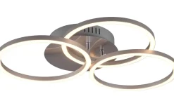 Circle Plafond LED i borstat stål