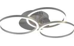 Circle Plafond LED i borstat stål