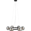 Circle Taklampa 71cm 6L Svart/Rök