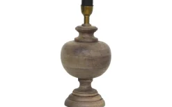 Clark Lampfot 37cm Åldrat Trä