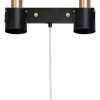 Clark Vägglampa 2L 36cm Svart/Borstad Mässing