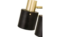 Clark Vägglampa 2L 36cm Svart/Borstad Mässing
