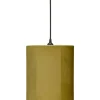 Classic Cylinder Takskärm Ø24cm Sammet Senap