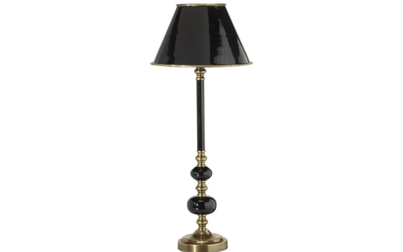 Classic Metallskärm Ø22cm Svart/Antikmässing