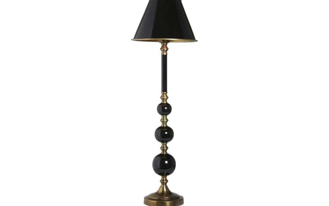 Classic Metallskärm Ø22cm Svart/Antikmässing