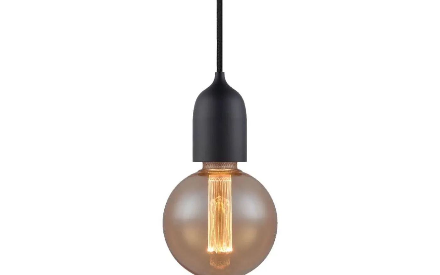 Classic Pendel Med E27-Sockel Svart