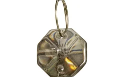 Claudia Plafond 20cm Svartkrom/Rök IP23