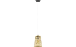 Claverdon Fönsterlampa 18cm Svart/Natur
