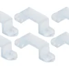 Clips till 2,5W, 6W och 8W Ledstripes 6st