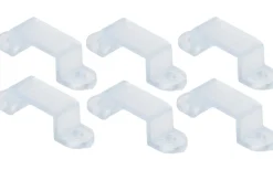Clips till 2,5W, 6W och 8W Ledstripes 6st