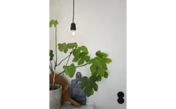Cloud Pendel E27 Silikon 3m kabel Svart