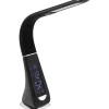 Cognoli Skrivbordslampa med Klocka 51cm LED 5000K 4,4W Svart