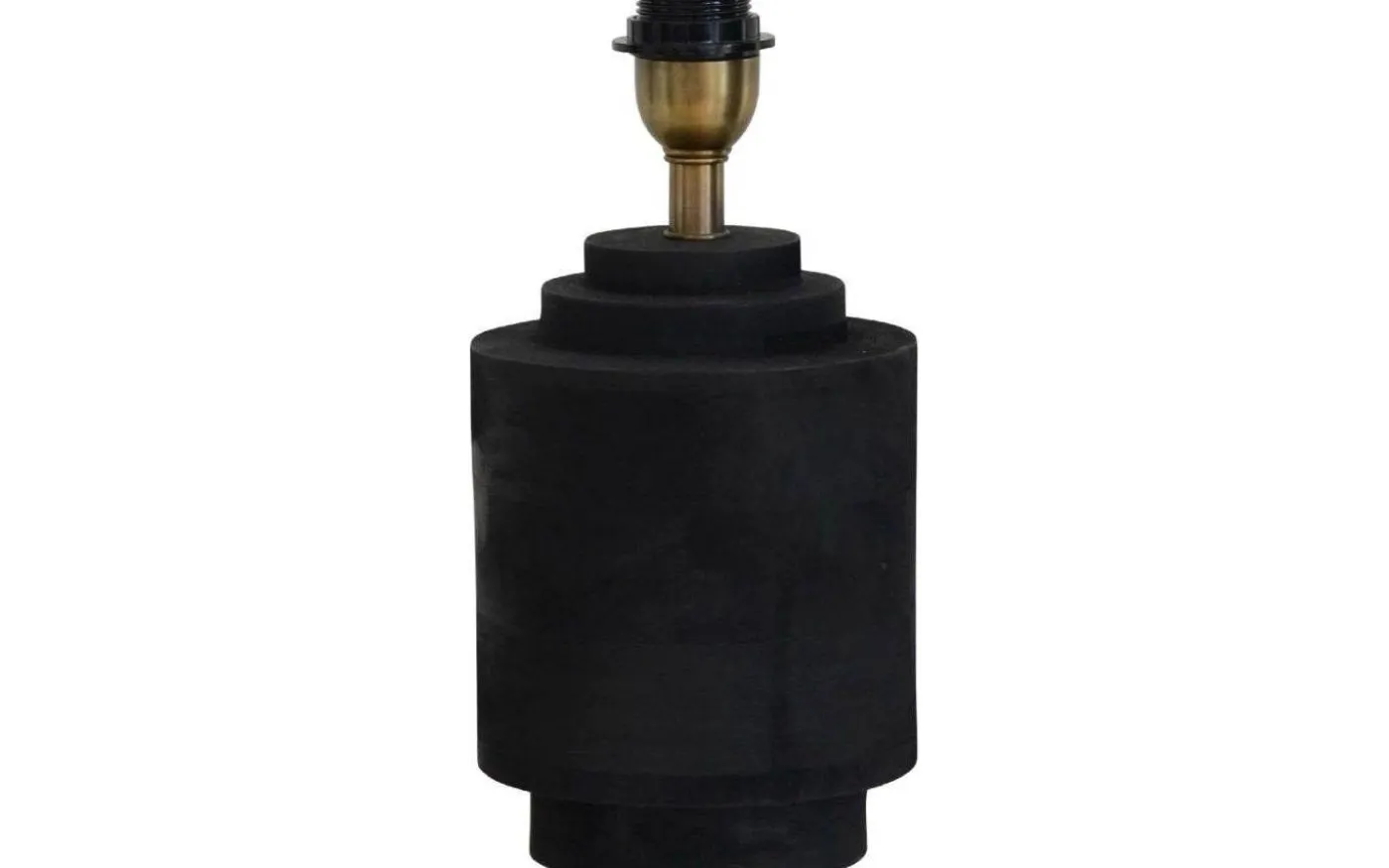 Columna Lampfot 30cm Antik Svart