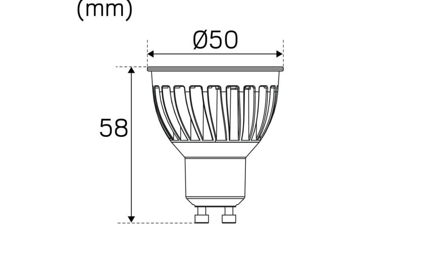 Comfort Quick Outdoor Spotlight LED GU10 3000K 5,8W Antracit IP23