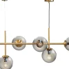 Como Taklampa 93cm Rök/Mässing