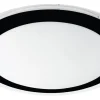 Competa Plafond 33,5cm LED 3000K 18W Svart/Vit